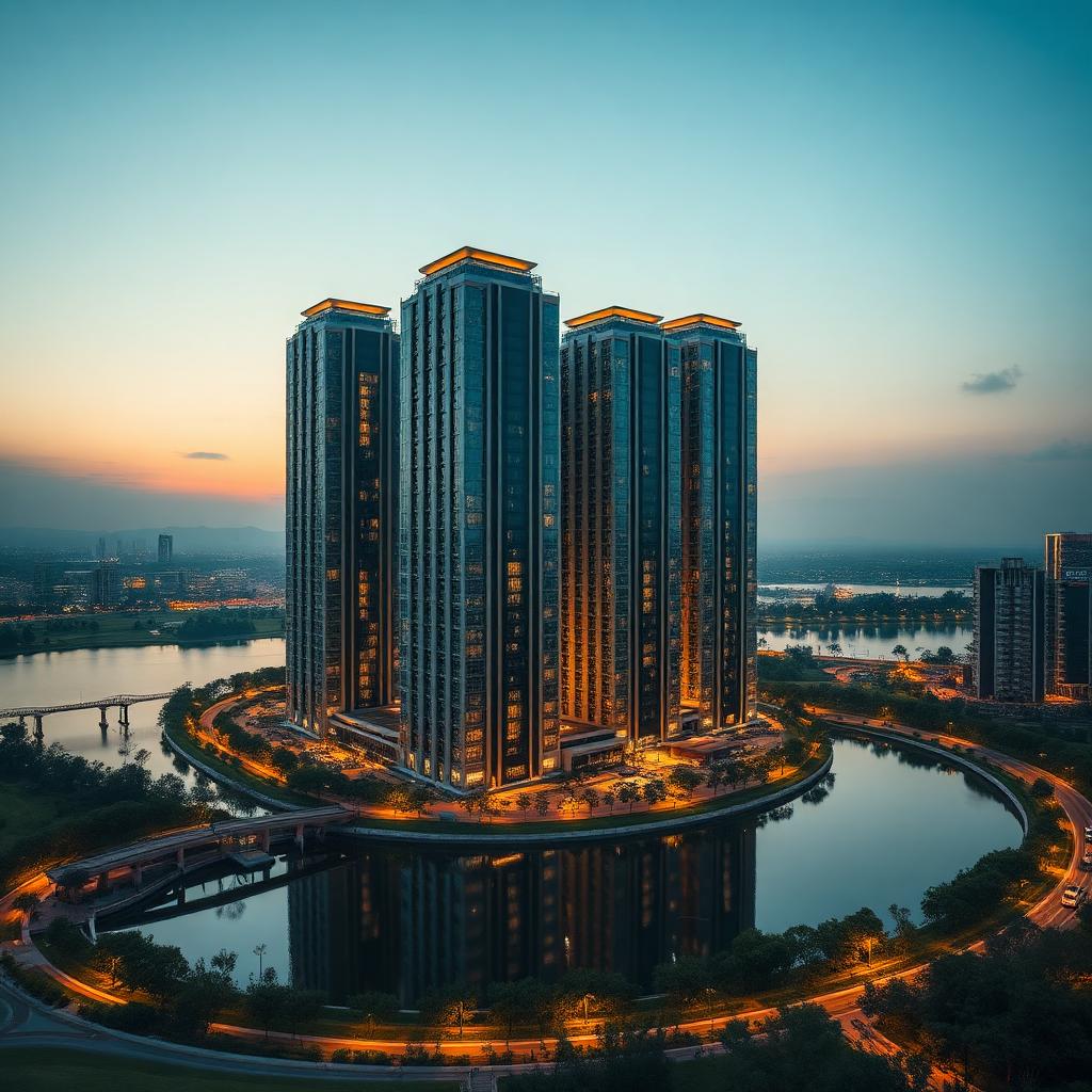 Downtown Lake-Facing Apartments — Park View City