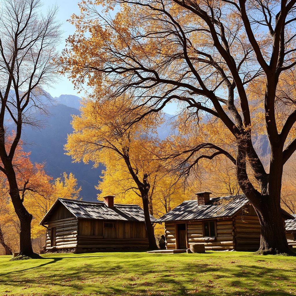 Walnut Huts Hunza